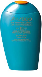 Shiseido Sun Care Sun Protection Lotion Päikesekaitsepiim näole ja kehale SPF 15