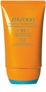 Shiseido Sun Care Protective Tanning Cream creme solar facial SPF 10