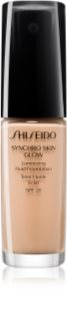 Shiseido Synchro Skin Glow Luminizing Fluid Foundation švytėjimo suteikiantis makiažo pagrindas SPF 20+