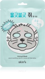 Skin79 Animal For Mouse With Blemishes tekstilinė veido kaukė probleminei, aknės paveiktai odai