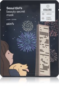 Skin79 Seoul Girl's Beauty Secret стягаща платнена маска за контурите на лицето 20 гр.