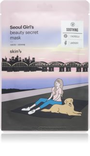 Skin79 Seoul Girl's Beauty Secret Sheet maska s umirujućim učinkom