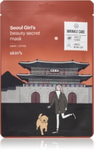 Skin79 Seoul Girl's Beauty Secret платнена маска против бръчки 20 гр.