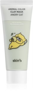Skin79 Animal For Angry Cat маска с глина за успокояване и подсилване на чувствителната кожа
