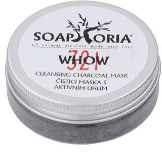 Soaphoria Organic очищуюча маска за активованим вугіллям у формі порошку