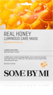 Some By Mi Clinical Solution Honey Luminous Care Mask λαμπρυντική υφασμάτινη μάσκα λάμψης 20 γρ