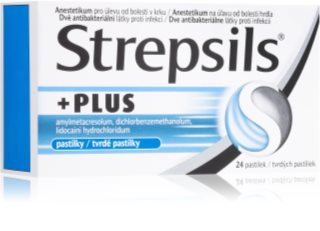 Strepsils Strepsils Plus  0,6mg/1,2mg/10mg pastilky