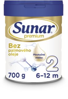 Sunar Premium 2 pokračovací kojenecké mléko