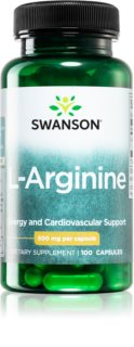 Swanson L-Arginine doplněk stravy  pro správnou funkci srdce