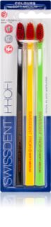 Swissdent Profi Colours зубні щітки 3 шт м'яка - середньої жорсткості