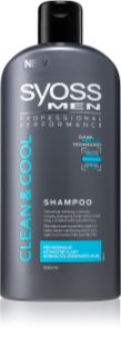 Syoss Men Clean & Cool σαμπουάν για κανονικά έως λιπαρά μαλλιά