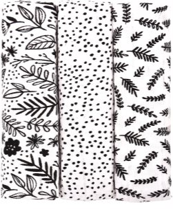 T-Tomi TETRA Black Flowers тканевые подгузники