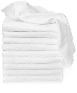 T-TOMI TETRA Cloth Diapers HIGH QUALITY White plenice iz blaga White 70x70 cm 10 kos