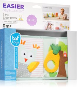 Taf Toys Book librito educativo en colores de alto contraste para bebé lactante