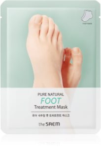 The Saem Pure Natural Foot Treatment mascarilla hidratante para pies