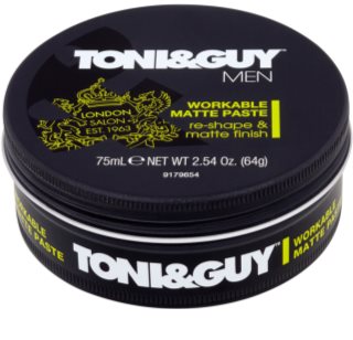 TONI&GUY Men моделююча паста  з матуючим ефектом