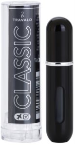 Travalo Classic szórófejes parfüm utántöltő palack unisex Black