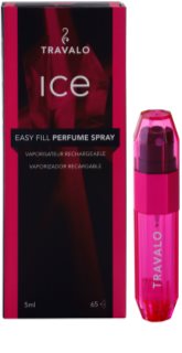 Travalo Ice szórófejes parfüm utántöltő palack Pink