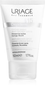 Uriage Dépiderm Anti-Brown Spot Hand Cream SPF 15 Handcreme gegen Pigment-Flecken LSF 15