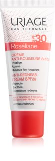 Uriage Roséliane Anti-Redness Cream SPF 30 crema de día para pieles sensibles con tendencia a rojeces SPF 30