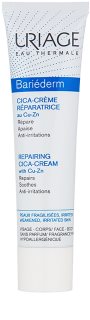 Uriage Bariéderm Cica репариращ крем, съдържащ мед и цинк