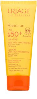 Uriage Bariésun leite solar para crianças SPF 50+