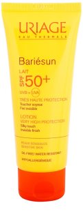 Uriage Bariésun Loção corporal e facial sedosa SPF 50+