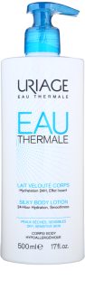 Uriage Eau Thermale leite corporal com efeito sedoso para peles secas e sensíveis