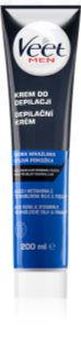 Veet Men Silk & Fresh feuchtigkeitsspendende Depilationscreme für empfindliche Oberhaut