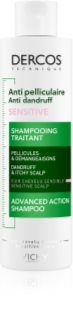 Vichy Dercos Anti-Dandruff Sensitive pomirjajoči šampon za občutljivo lasišče proti prhljaju 200 ml