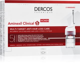 Vichy Dercos Aminexil Clinical 5 gezielte Pflege gegen Haarausfall für Damen 21x6 ml