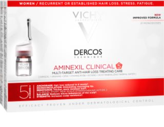 Vichy Dercos Aminexil Clinical 5 цільовий догляд проти випадіння волосся для жінок