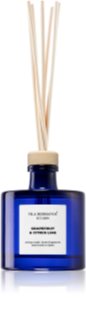 Vila Hermanos Apothecary Cobalt Blue Grapefruit & Citrus Lime aroma diffuser with filling