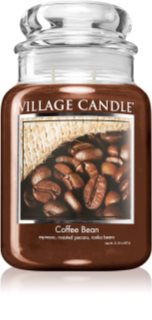 Village Candle Coffee Bean illatos gyertya  (Glass Lid)