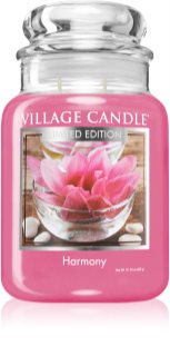 Village Candle Harmony dišeča sveča  (Glass Lid)