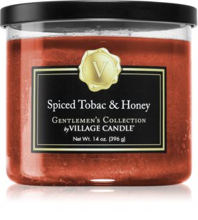 Village Candle Gentlemen's Collection Spiced Tobac & Honey geurkaars