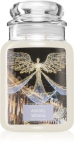 Village Candle Angel Wings illatos gyertya  (Glass Lid)