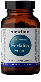 Viridian Nutrition Fertility for Men podpora potence a vitality pro muže
