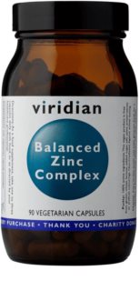 Viridian Nutrition Balanced Zinc Complex podpora správného fungování organismu