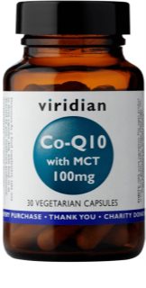 Viridian Nutrition Co-enzym Q10 with MCT 100 mg podpora sportovního výkonu