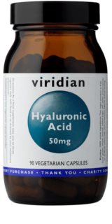 Viridian Nutrition Hyaluronic Acid 50 mg doplněk stravy  pro podporu kvality kůže a vlasů