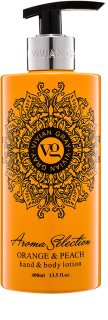 Vivian Gray Aroma Selection Orange & Peach мляко за ръце и тяло