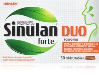 Walmark Sinulan Duo Forte výživový doplnok na podporu zdravia dýchacích ciest