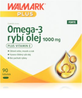 Walmark Omega 3 FORTE 1000mg doplněk stravy pro podporu normálního stavu nervové a cévní soustavy