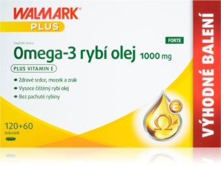 Walmark Omega-3 rybí olej 1000mg doplněk stravy pro zdraví nervové soustavy