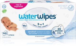 WaterWipes Baby Wipes 9 Pack παιδικά απαλά υγρομάντηλα 9x60 τμχ