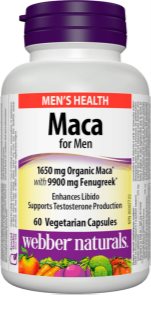 Webber Naturals Maca for Men podpora potence a vitality pro muže