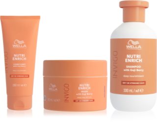 Wella Professionals Invigo Nutri-Enrich set for dry and damaged hair 3 pc