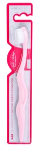 Whitewash Pink Ribbon Foundation perie de dinti mediu