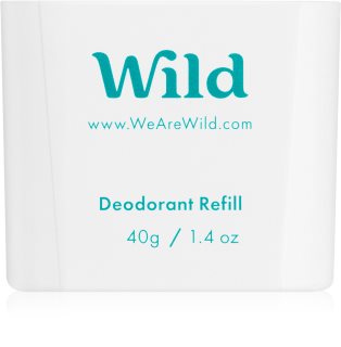 Wild Fresh Cotton & Sea Salt trdi deodorant nadomestno polnilo 40 g